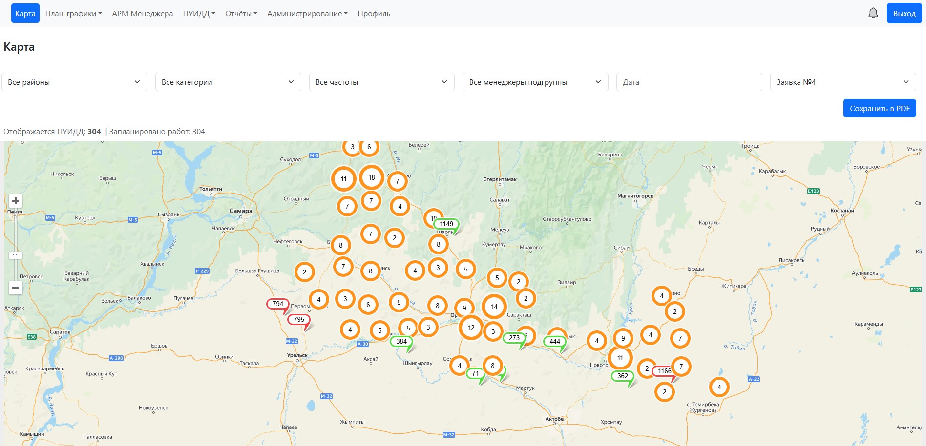 Система мониторинга транспортных потоков